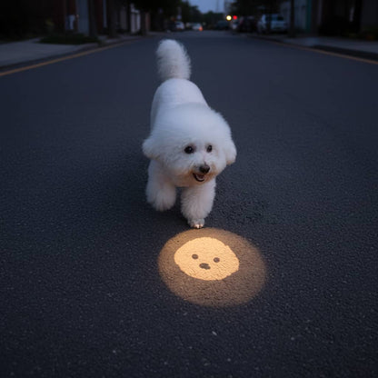 Projection Pet Collar – Customizable  Projection Light for Safe Night Walks