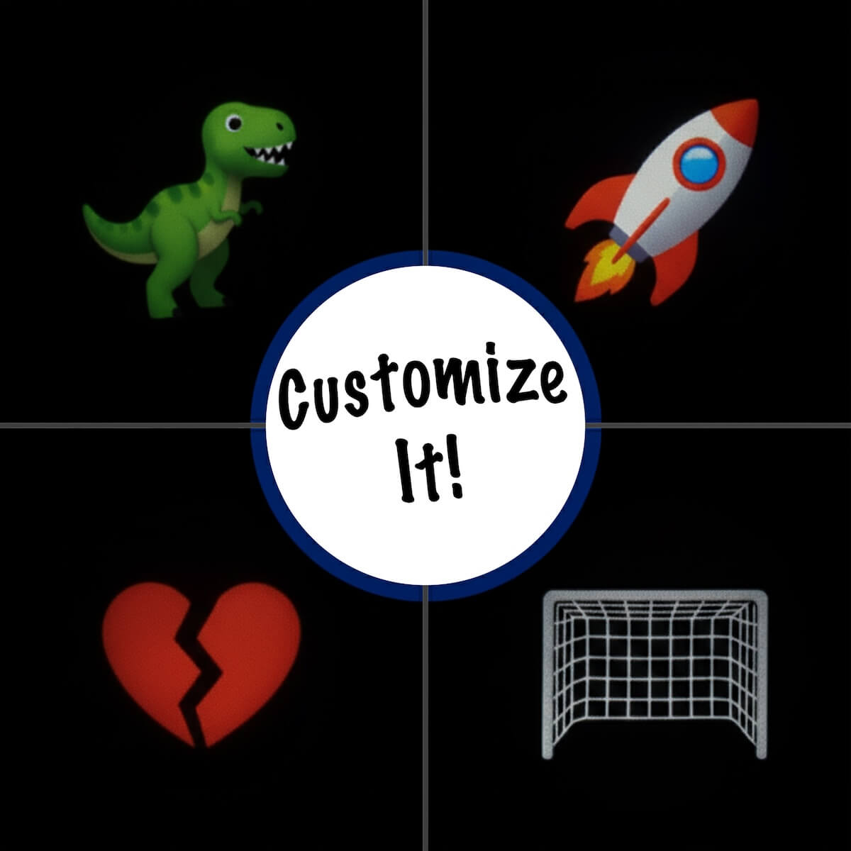 Motion-Activated Toilet Projector Light  – Custom Projection Light